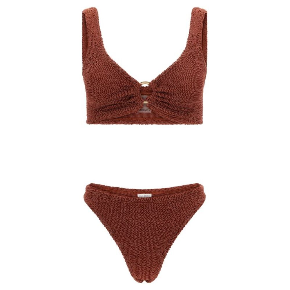 Hunza G Brown Polyamide Women's Bikini